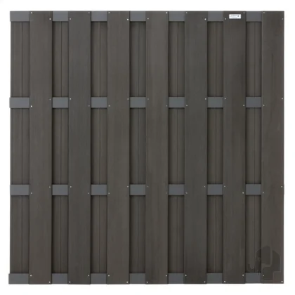 Basic scherm "Antraciet" 180x180cm Maatwerk mogelijk!