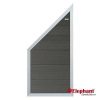 Forte composiet antraciet aluminium schutting " Diverse uitvoeringen"