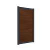 Boston alu poort Premium  Ipe 98x183cm RAL7016 incl. speciaal ophangsysteem en beslag