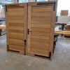 Dubbele Poort Horizontaal Bangkirai Robuust 300x180cm eigen productie "Maatwerk!"