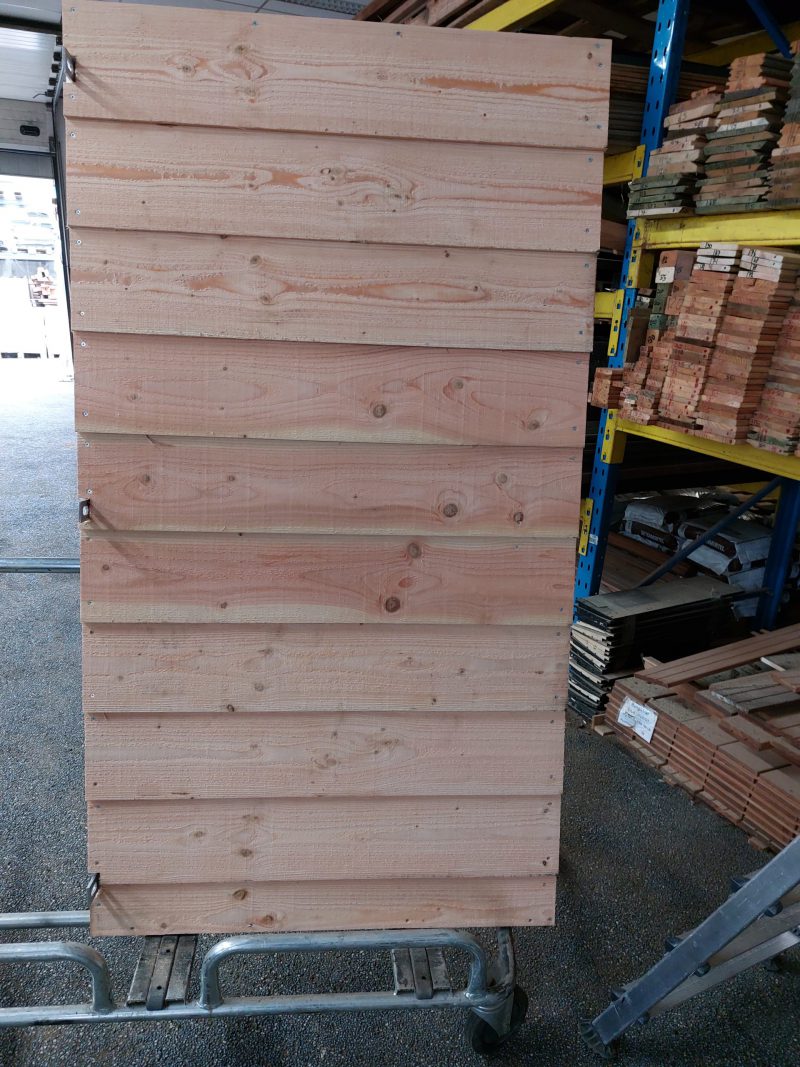 Tuindeur Zweeds rabat 100 t/m 150cm, Hoogte 200cm diverse uitvoeringen