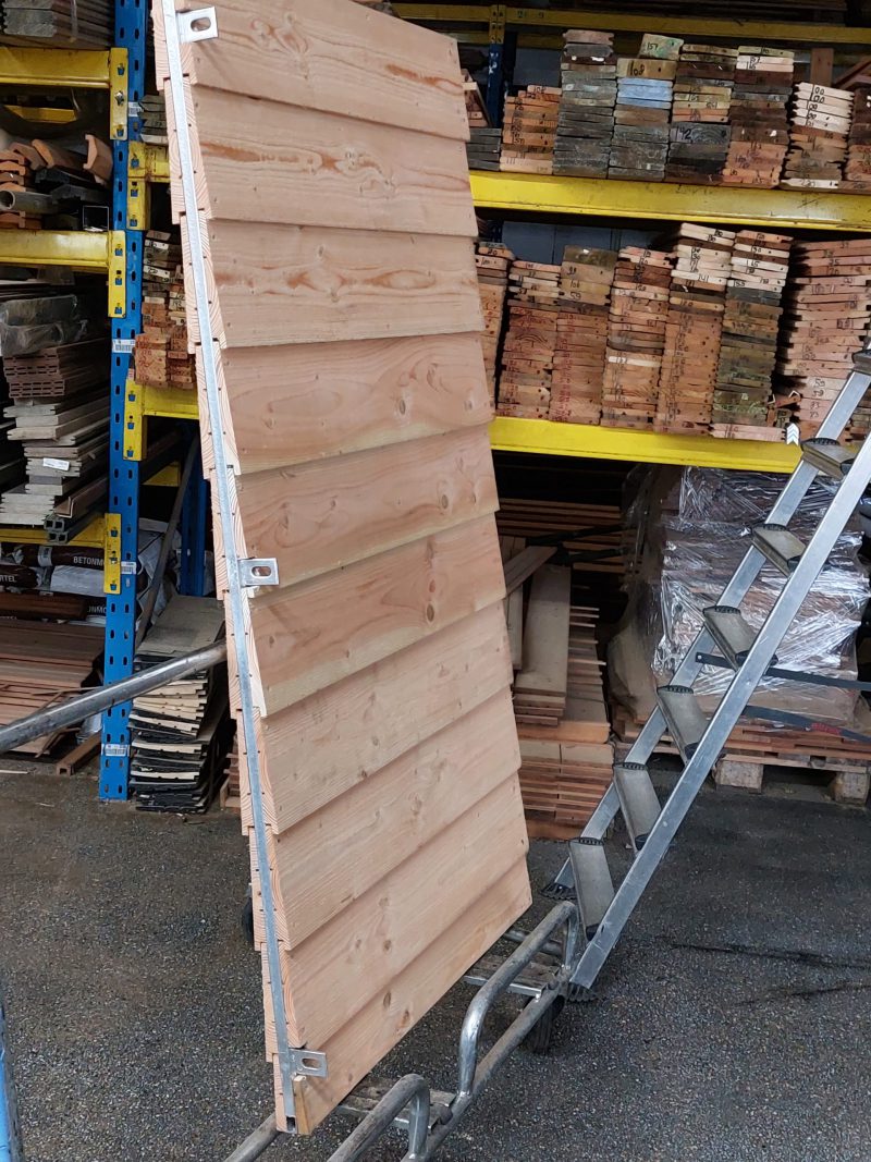 Tuindeur Zweeds rabat 100 t/m 150cm, Hoogte 200cm diverse uitvoeringen