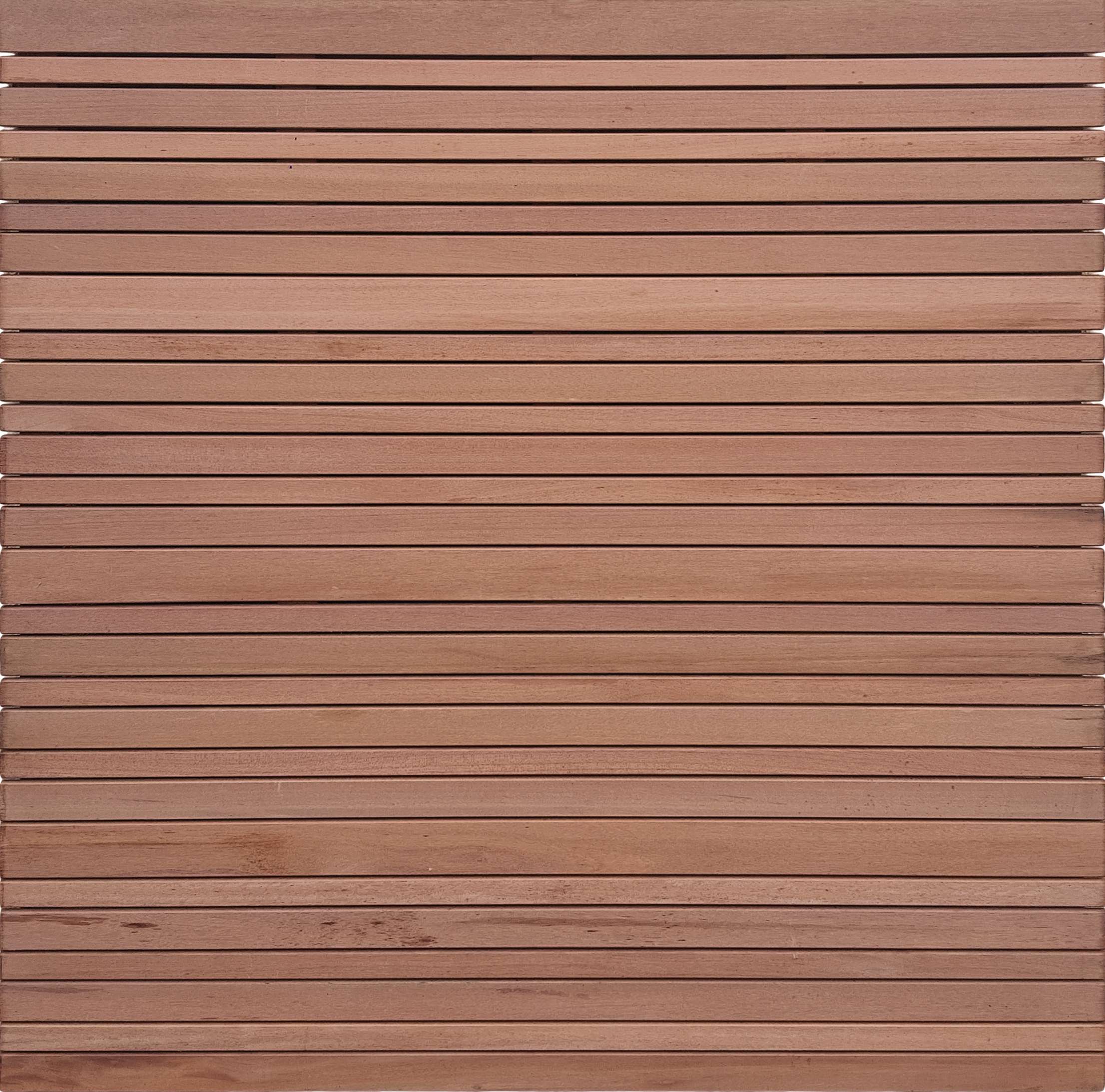 Adelaide pols toelage Hardhouten tuinscherm Modern 180x180cm Variabele rhombus lamellen  13x45/65/90mm scherm 52 | Elegant Wood