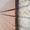 Hardhouten tuinscherm Modern 180x180cm Variabele rhombus lamellen 13x45/65/90mm scherm 52