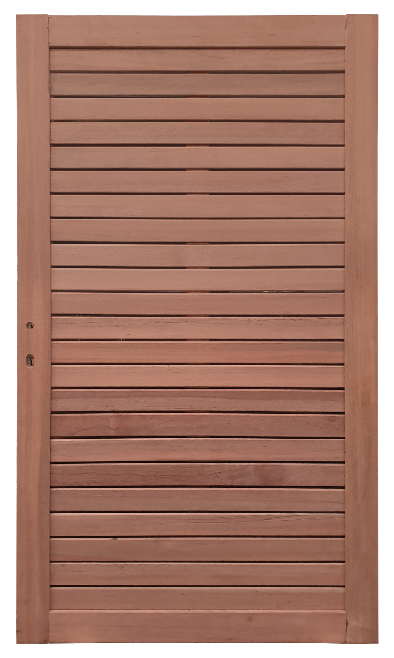 Hardhouten tuinpoort 100x180cm model Modern rhombus incl. insteekslot (passend bij scherm 51)