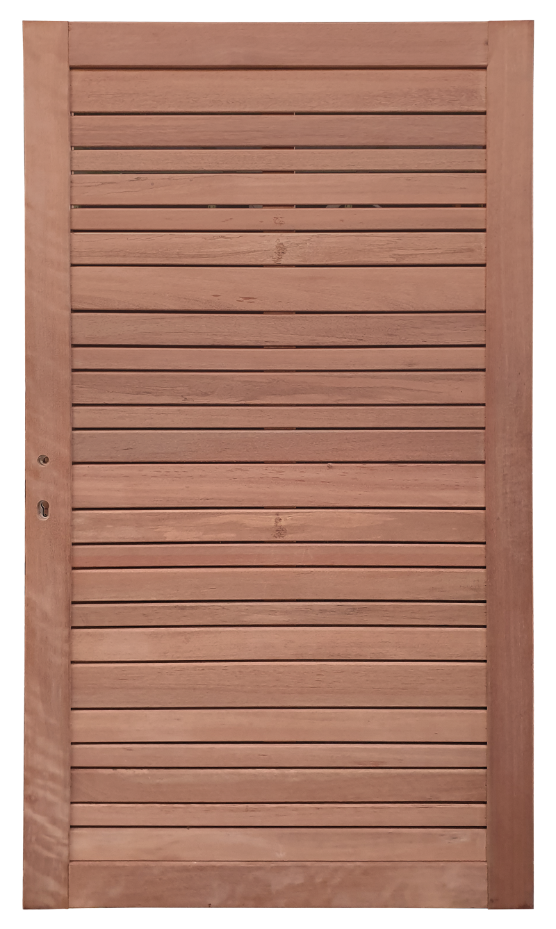 Hardhouten tuinpoort 100x180cm model Modern rhombus variabel incl. insteekslot (passend bij scherm 52)