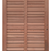 Hardhouten tuinscherm Modern 180x180cm Variabele rhombus lamellen 13x45/65/90mm scherm 52