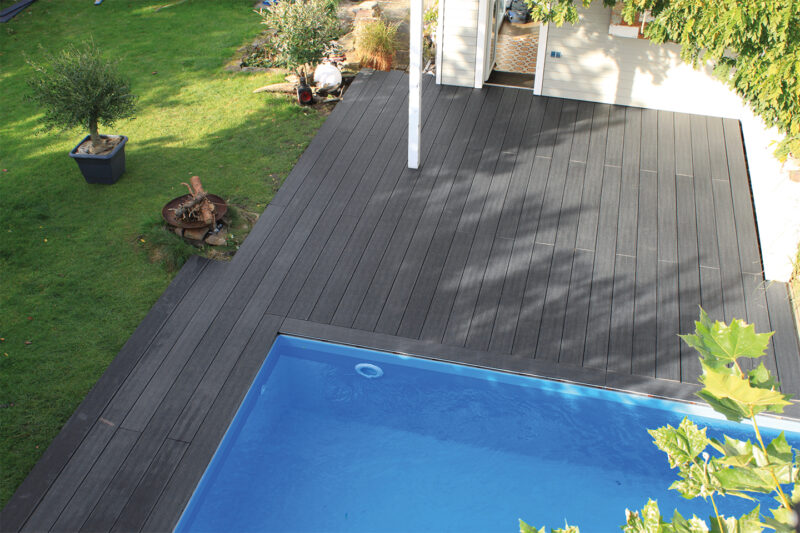 FIBERDECK VINTAGE Graphite 23x210mm massief 300/400/500cm lengte