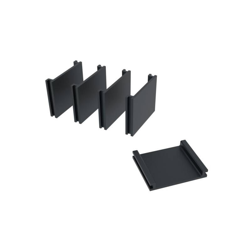 Boston afstandhouder voor combinaties met aluminium profielen 30mm(30stuks) art.2525