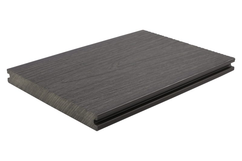 FIBERDECK PREMIUM Dark Grey 23x210mm massief 300/400/500cm lengte EXTRA BREED