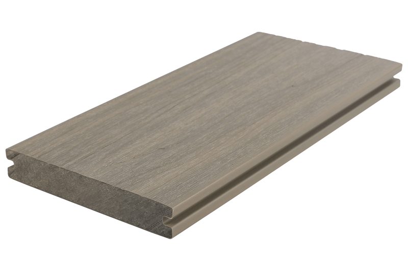 FIBERDECK PREMIUM Light Grey 23x138mm massief 300/400/500cm lengte