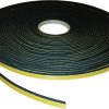 EPDM-afstandsband zelfklevend uv bestendig(voor alu onderbalk) 5x10mm rol 20mtr