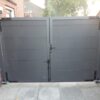 WPC dubbele tuindeur met aluminium omlijsting model Forte "Maatwerk" Breedte vanaf 200cm tot maar liefst 360cm