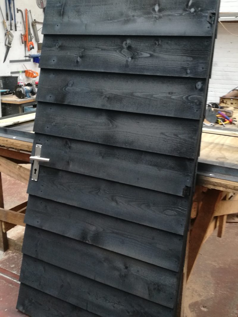 Tuindeur Zweeds rabat 100 t/m 150cm, Hoogte 200cm diverse uitvoeringen