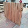 Dubbele poort/ hek model Bangkirai Bonaire zware kwaliteit 300x180cm "maatwerk mogelijk"