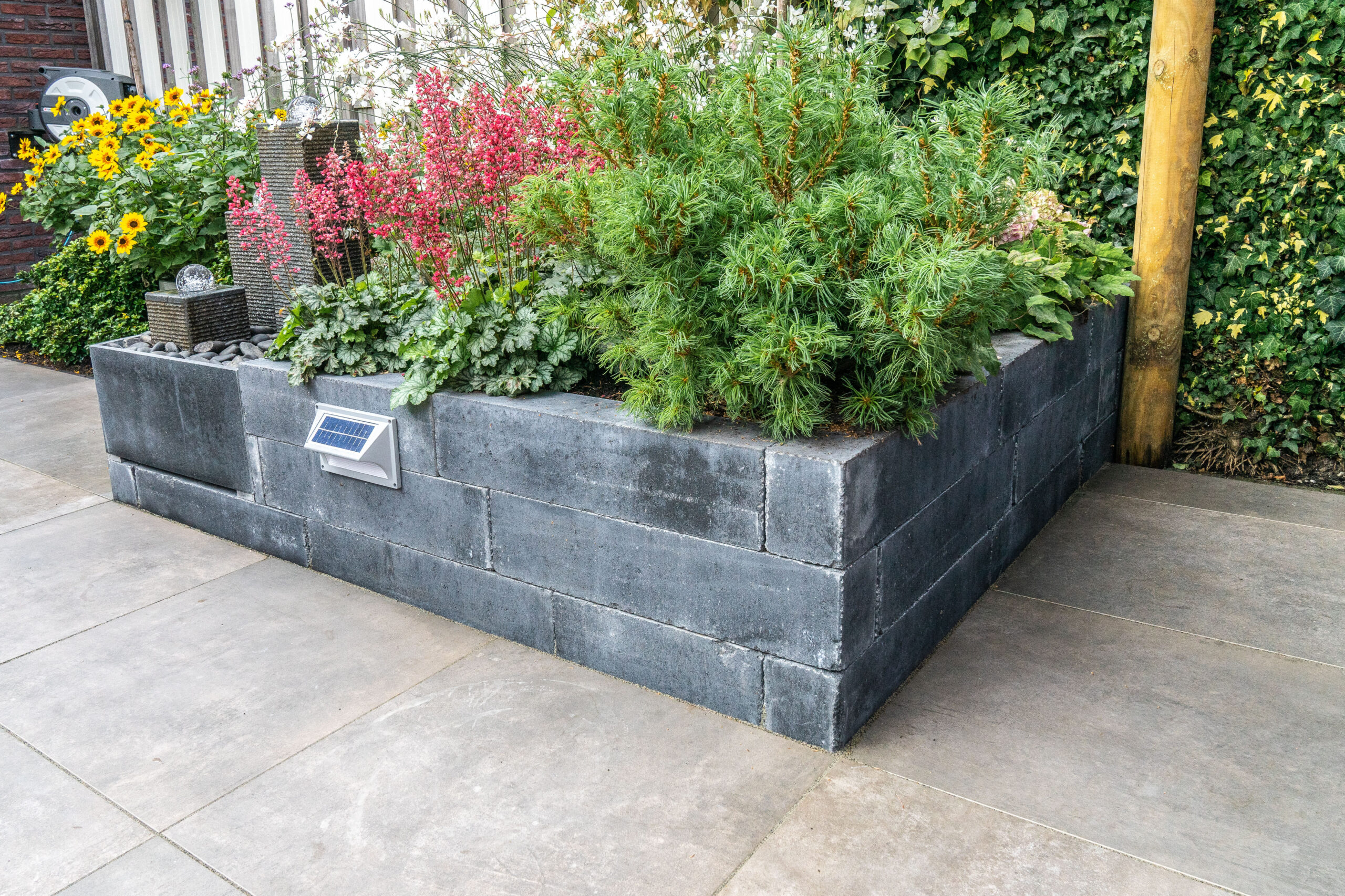 TEGULA PALISSADEN 60X14X11CM ANTRACIET