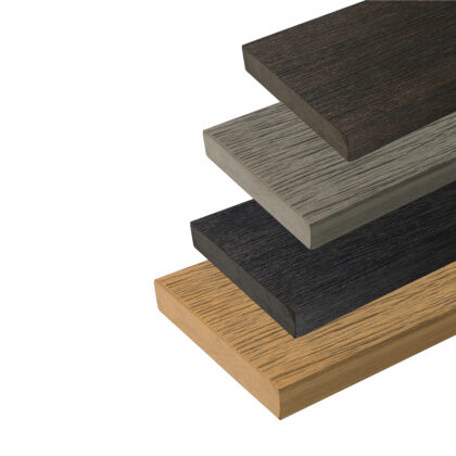 FIBERDECK VINTAGE kantplank 23x138mm massief 300cm Vintage Wenge/ Lunar Grey / Graphite / Cedar