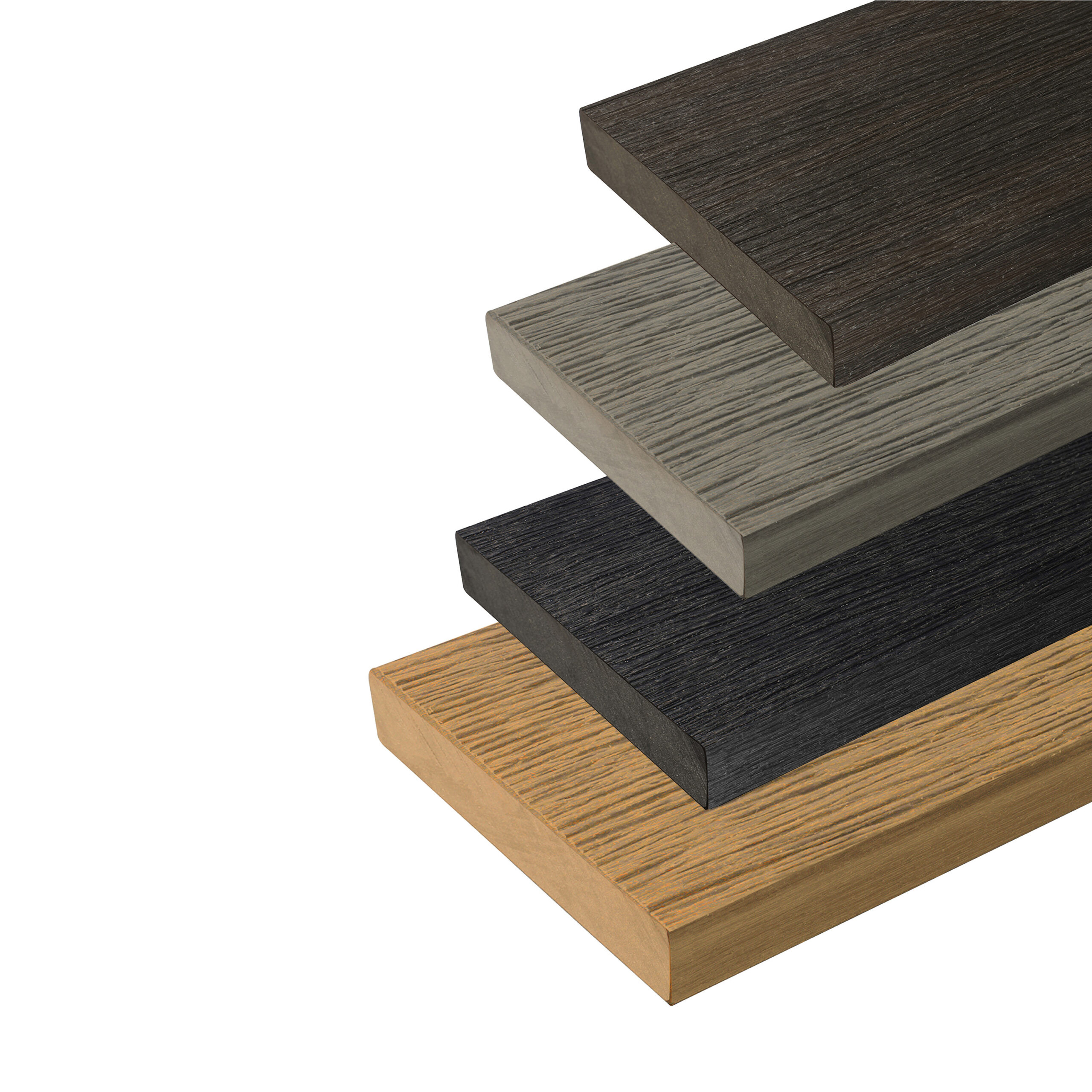 FIBERDECK VINTAGE kantplank 23x138mm massief 300cm Vintage Wenge/ Lunar Grey / Graphite / Cedar