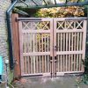Bangkirai Inloopppoort Speciaal 100cmx180cm "Maatwerk mogelijk"