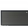 Forte  Composiet antraciet aluminium gepoedercoat schutting "Diverse uitvoeringen"