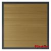 WPC enkele tuindeur met aluminium omlijsting model Forte 100x180cm