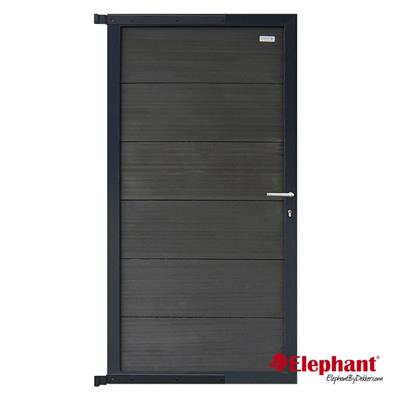 boiler probleem vorst Forte WPC tuindeur Elephant 90x180cm incl. beslag verkrijgbaar in 4 kleuren  Maatwerk mogelijk!! | Elegant Wood