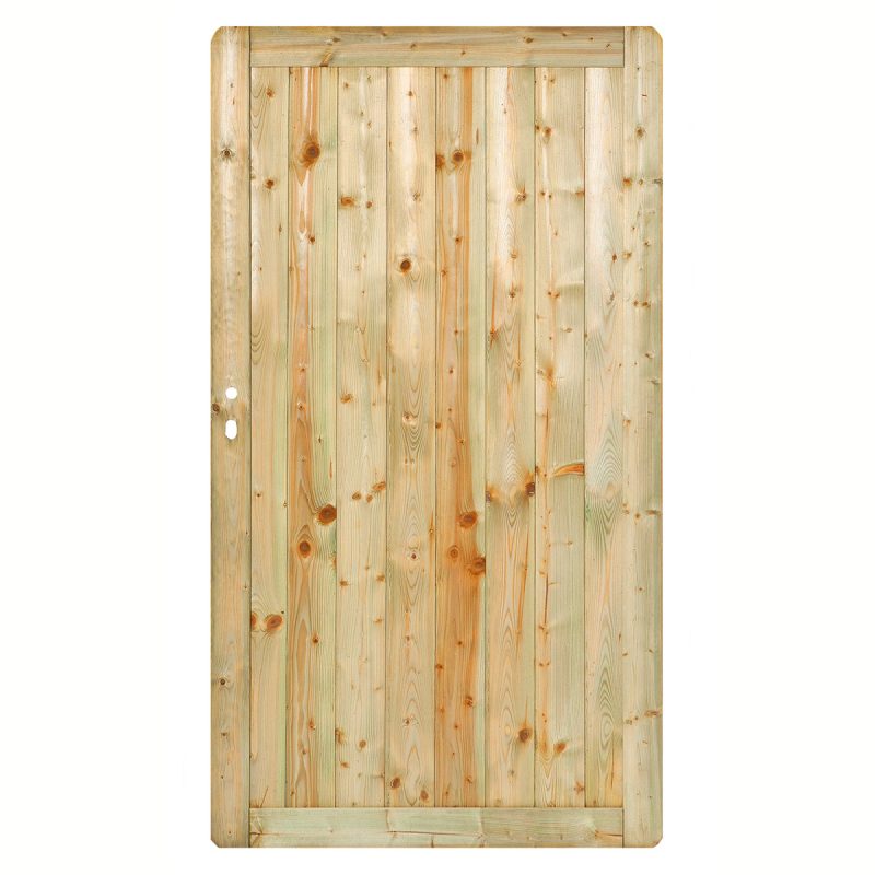 Tuindeur Heerenveen met rvs slot 180x100cm grenen