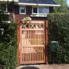 Bangkirai Inloopppoort Speciaal 100cmx180cm "Maatwerk mogelijk"