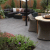 Gestraald en gecoate tegels rocktiles