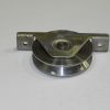 Loopwiel schuifpoort met groef RVS   SC-01 118mm