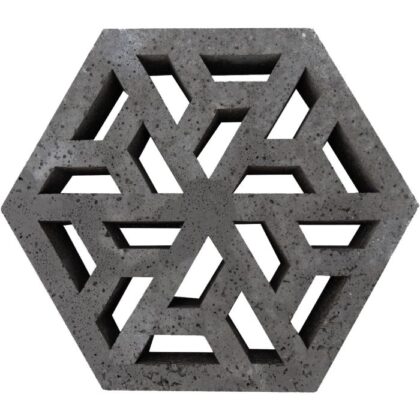 OUD HOLLANDSE ECO-TEGEL 37,5X37,5X7CM ANTRACIET