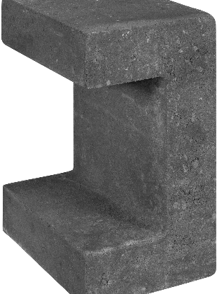 U-ELEMENT 15X20X30CM ZWART