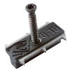 Cobra Hybride-clip 8-18 montageset voor WPC 90 clips incl. schroeven voor hout & alu +bit voldoende voor ca 4-5m2