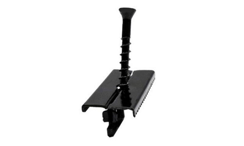 Fundeck WPC clip montageset met 90 schroeven 4x36 90 clips, 1 bit torx per set voor houten onderbalk