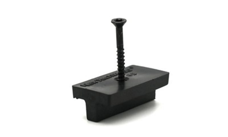 Fundeck WPC clip montageset met 90 schroeven 4x36 90 clips, 1 bit torx per set voor houten onderbalk