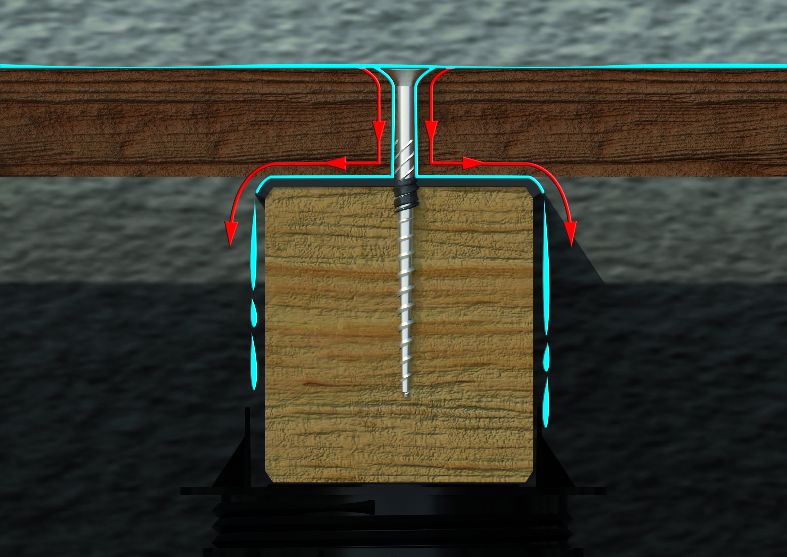 Cobra Bitudeck afdekband 7,5cm x 10m voor houten balk