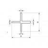 Cobra Airspacer set met 100 airspacers + 4 deckspacers(afstandhouder voor 3/4/5/6mm voegbreedte)