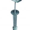 Cobra Funderingsschroef Ø 60cm 800 mm + L steun vuurverzinkt NF-P94-150-1 gecertificeerd (0614)