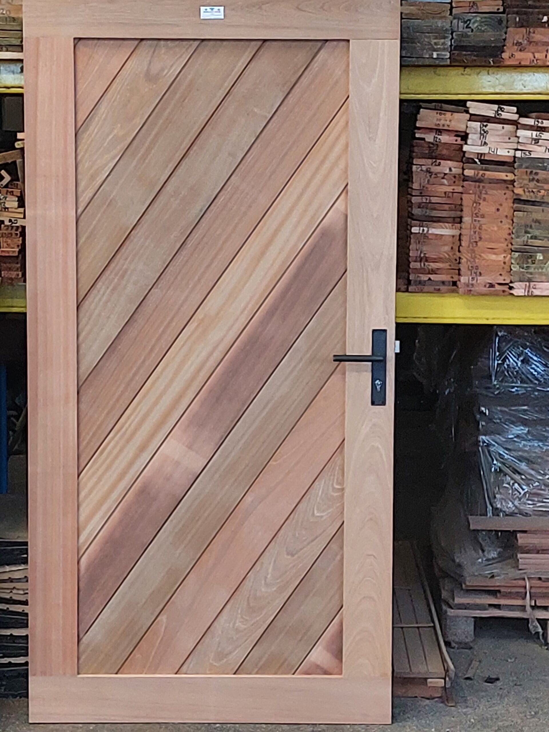 Model Bangkirai Belmonte Robuust "Diagonaal"  eigen productie / maatwerk mogelijk !!