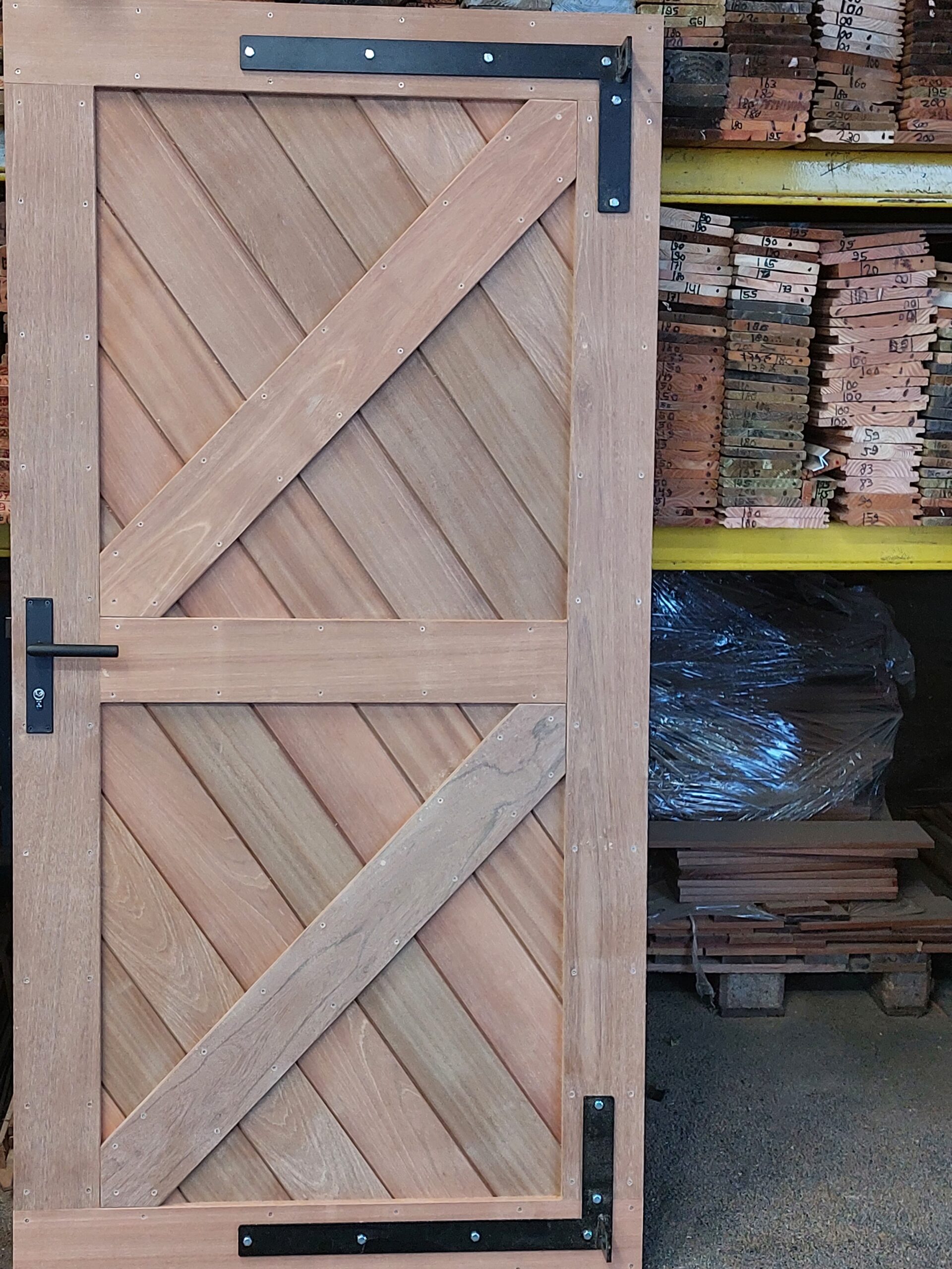 Model Bangkirai Belmonte Robuust "Diagonaal"  eigen productie / maatwerk mogelijk !!