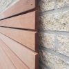 Hardhouten tuinscherm Modern 180x180cm Rhombus lamellen 13x65mm scherm 51