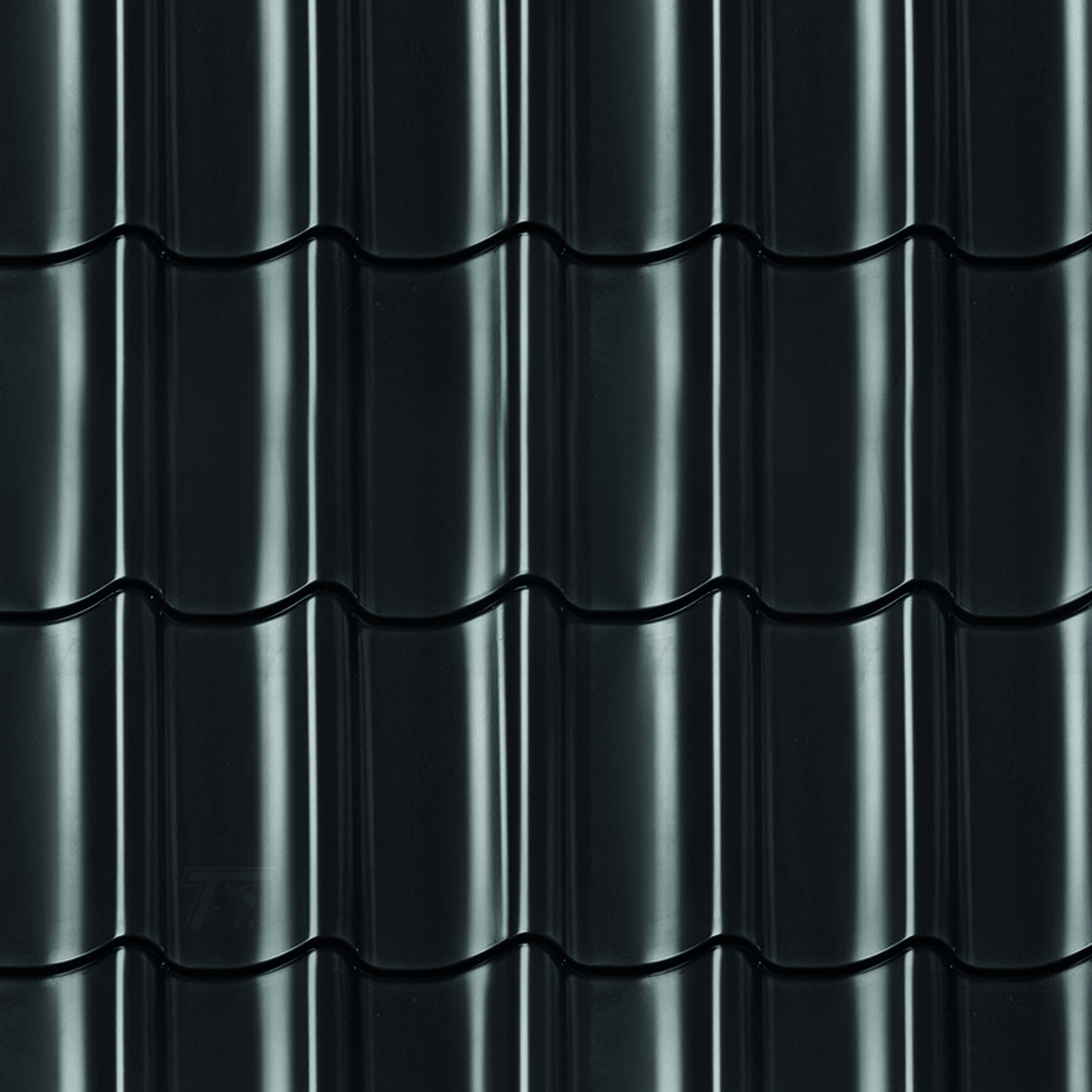 Dakpanprofielplaten zwart Henk | Elegant