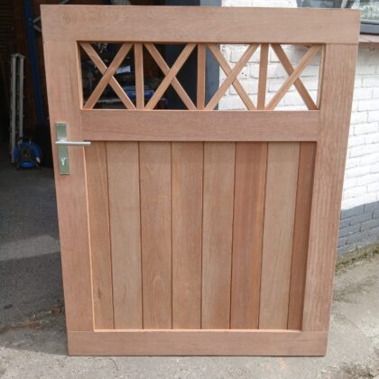 Model Bangkirai Belmonte Robuust "Met Trellis" eigen productie / maatwerk mogelijk !!