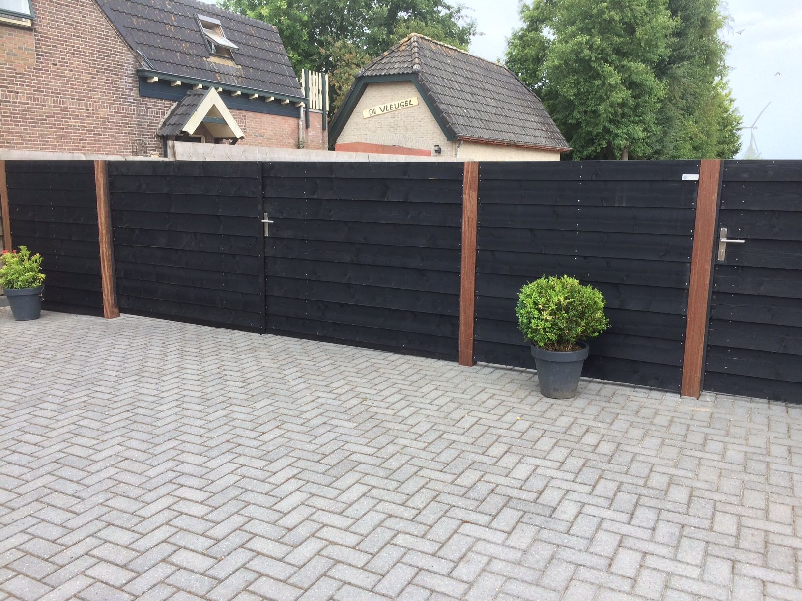 Tuindeur Zweeds rabat 100 t/m 150cm, Hoogte 181>200cm diverse uitvoeringen