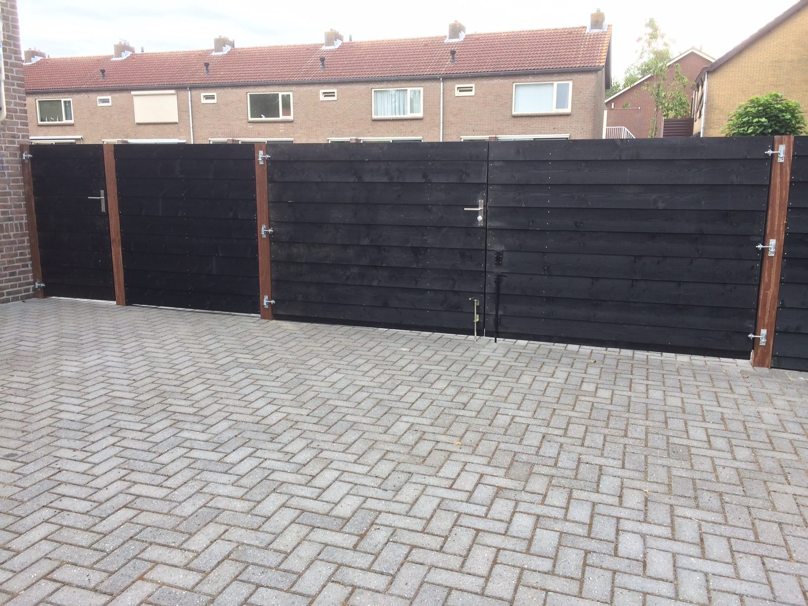 Tuindeur Zweeds rabat 100 t/m 150cm, Hoogte 181>200cm diverse uitvoeringen