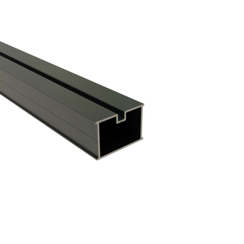 StructurAL Aluminium onderbalken 40x60mm L-400cm, 2mm wanddikte, RAL7016 max 80cm overspanning mogelijk!!