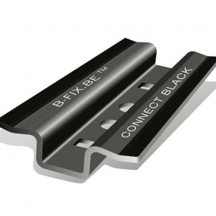 B-fix CONNECT Clips Black voor blinde bevestiging Terrasplanken - Doos 50 stuks incl. zwarte schroeven