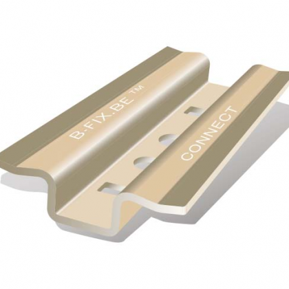 B-fix CONNECT Clips RVS voor blinde bevestiging Terrasplanken - Doos 50 stuks incl. schroeven