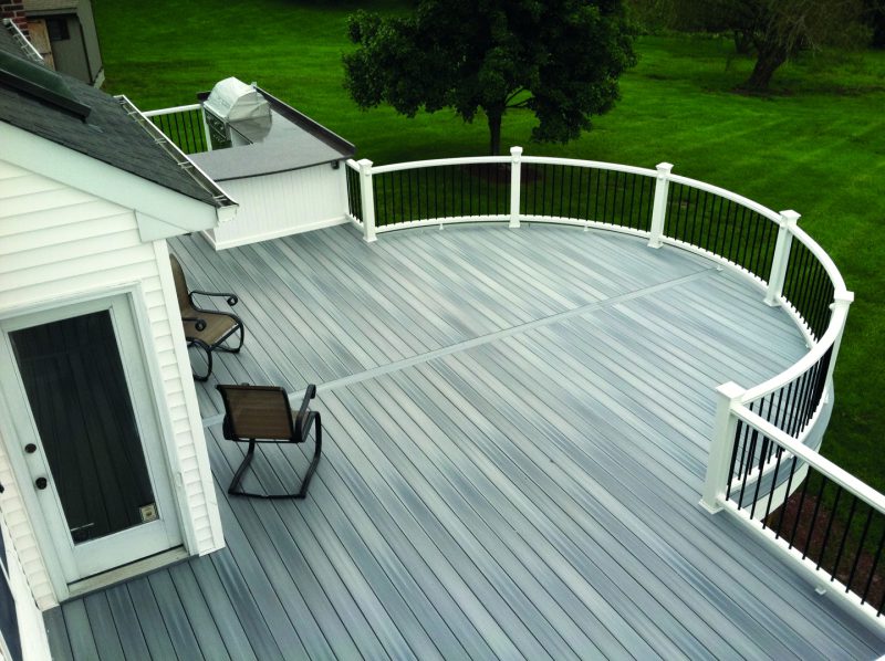 Fiberon Horizon 24x136mm Castle Gray verkrijgbaar in 366 of 488cm lengte