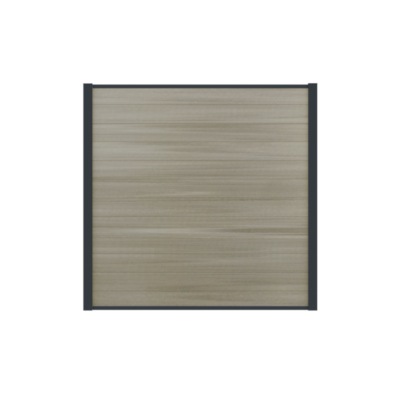 Boston schutting premium Light grey planken 21x160mm (H183xB176cm)